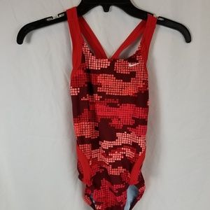 NWT Womans Nike Techno Camo One Piece Swimsuit 28